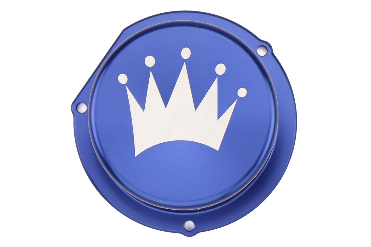 TurboXS Billet Aluminum Vacuum Pump Cover Blue - 2015-2021 Subaru WRX