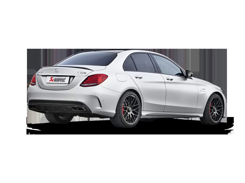 Akrapovic Evolution Line Cat Back Titanium with Carbon Tips (Req. Link Pipe) for 2015-2017 AMG C63 Estate - MTP-ME/T/2H/1