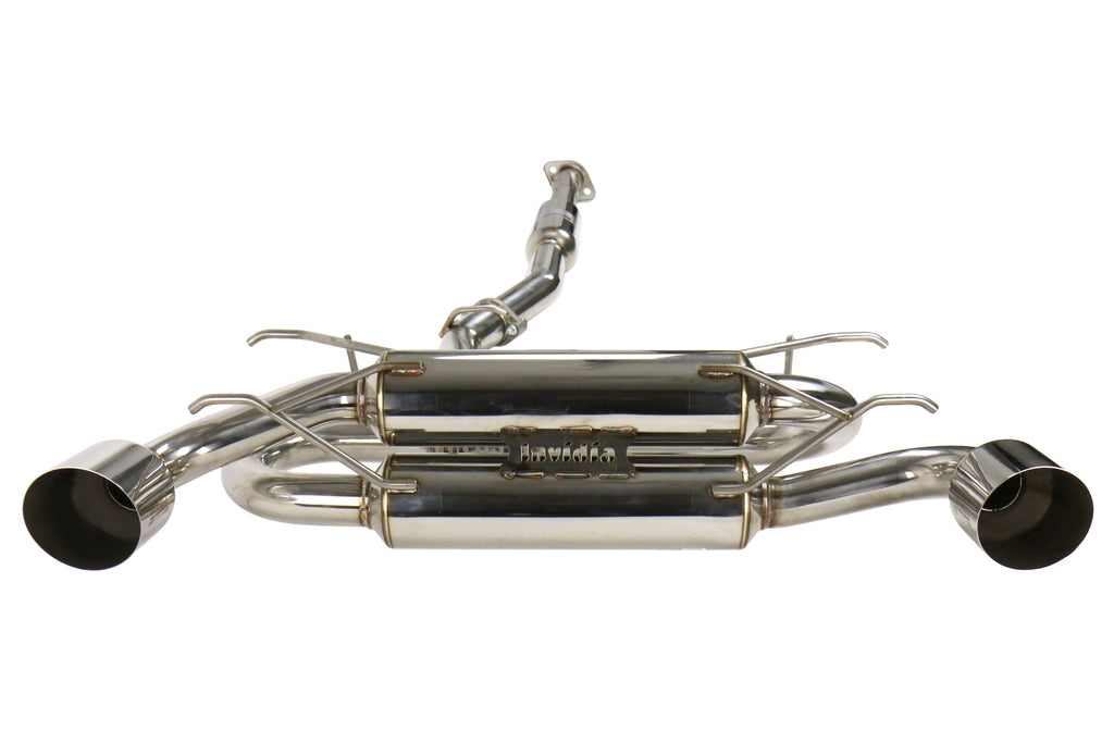 Invidia Gemini R400 Catback Exhaust System - Stainless Steel Tips - 2013-2016 Scion FR-S / 2013-2020 Subaru BRZ / 2017-2020 Toyota 86