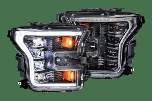MM XB HEADS: F150 (15-17)(WHITE DRL)