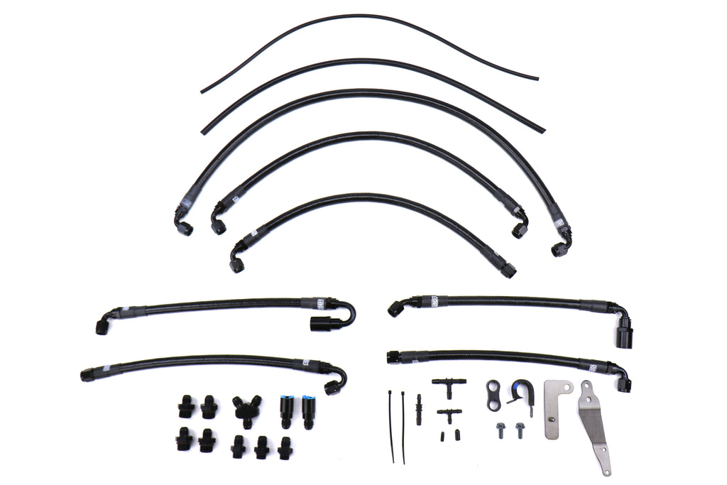 08-14 WRX/ 08-21 STI Fuel Line Kit IAG Performance PTFE use w/ COBB Flex Fuel Sensor