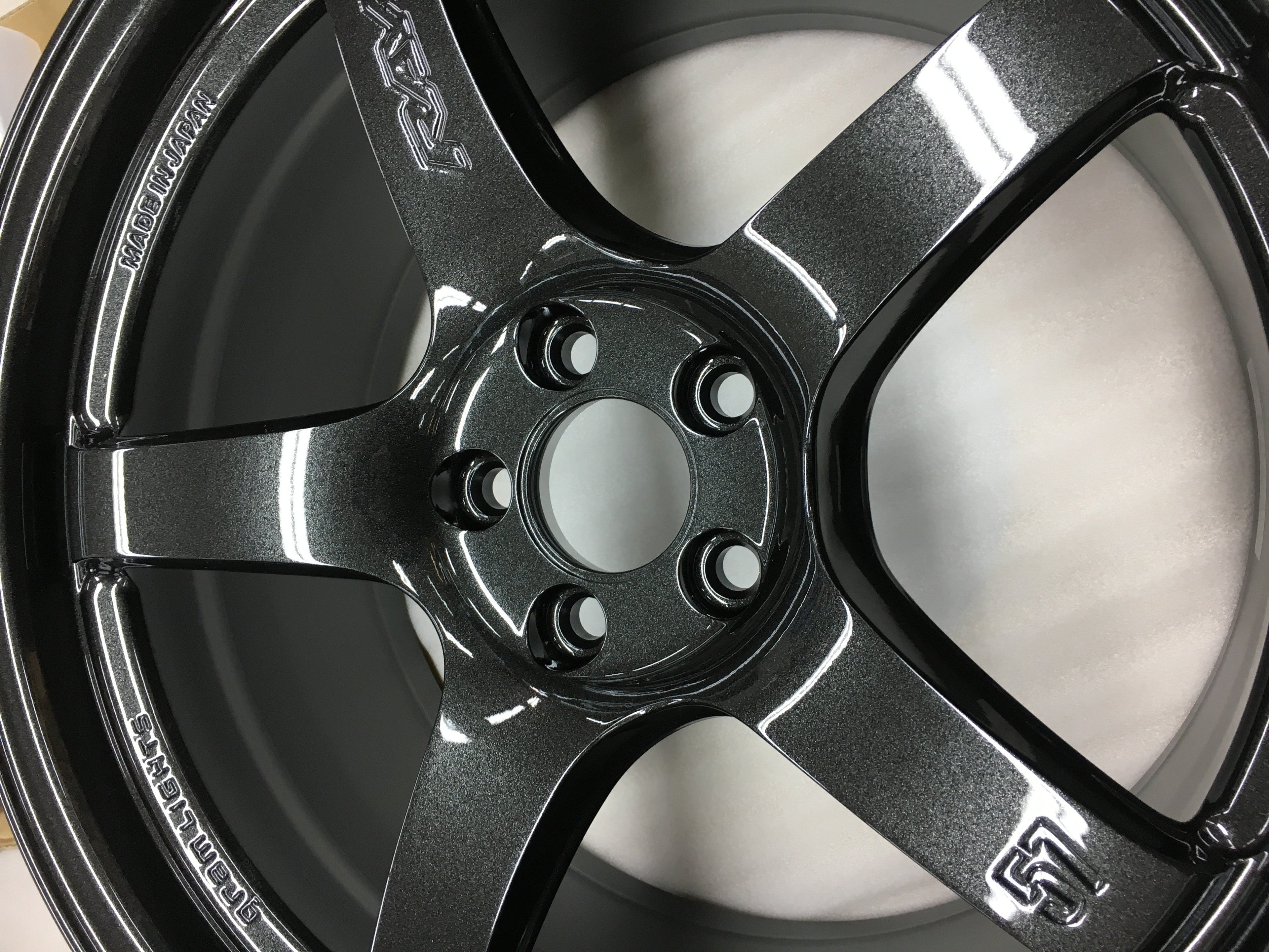 Rays Gram Lights 57CR Subispeed Exclusive Glass Black 18x9.5 +38mm 5x114.3 (Single Wheel) - 2015-2024 Subaru WRX / 2015-2021 STI / 2019-2024 Forester