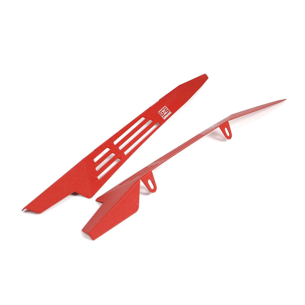 GrimmSpeed Fender Shrouds (Red) - 2008-2014 Subaru WRX / STI