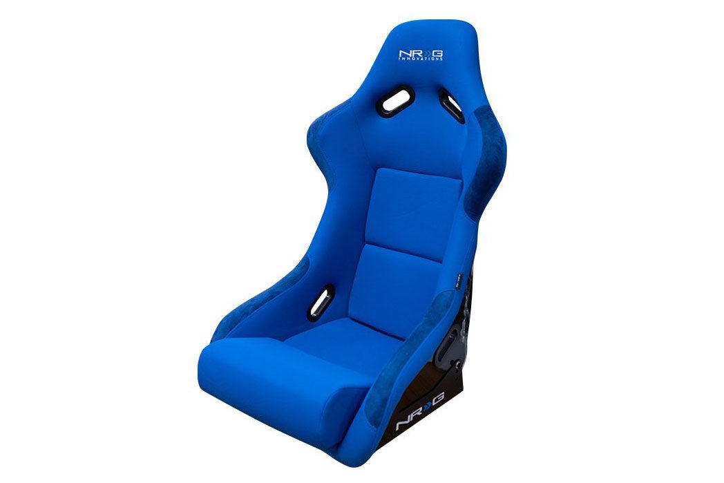 NRG Innovations FRP Large Cloth Bucket Seat Blue - Universal
