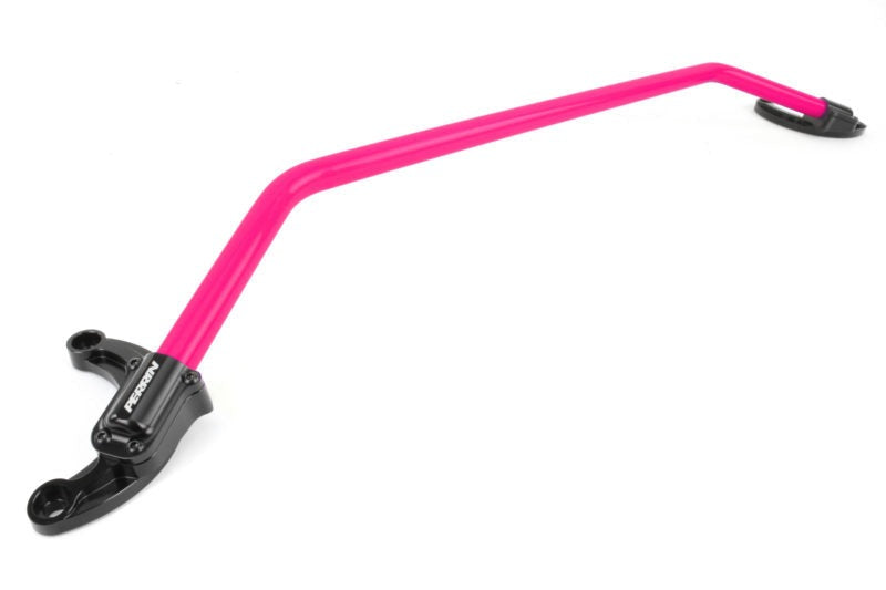 PERRIN Strut Brace w/ Billet Feet Hyper Pink - 2002-2007 Subaru WRX / STI