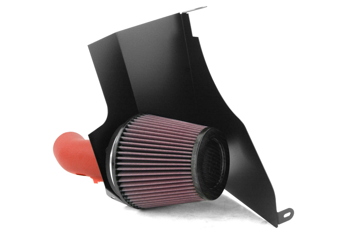 K&N Wrinkle Red Typhoon Short Ram Intake - 2002-2007 Subaru WRX / 2004-2007 STI