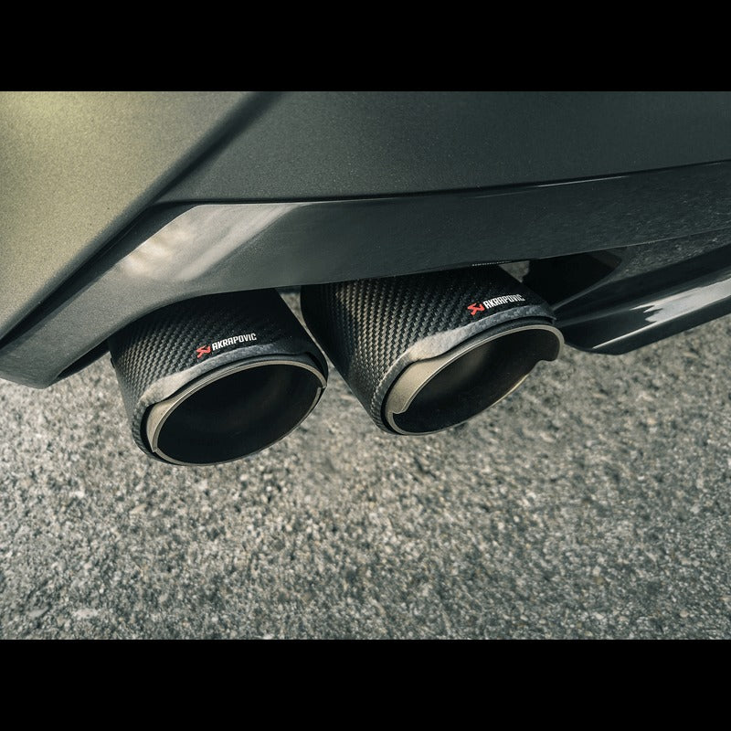 Akrapovic Slip-On Line Titanium with Carbon Fiber Tips for 2019 BMW Z4 M40i (G29) - S-BM/T/9H