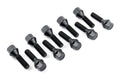 Dinan Lug Bolts - Cone Seat - M12x1.5 - 32mm - Black (Set of 10)