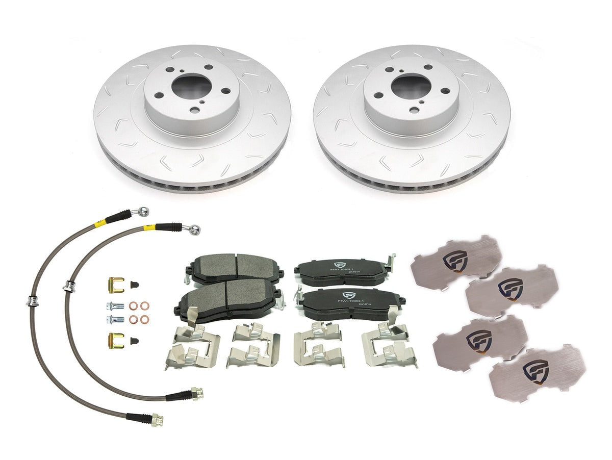 FactionFab Full Brake Kit Combo - Front - 2011-2014 Subaru WRX