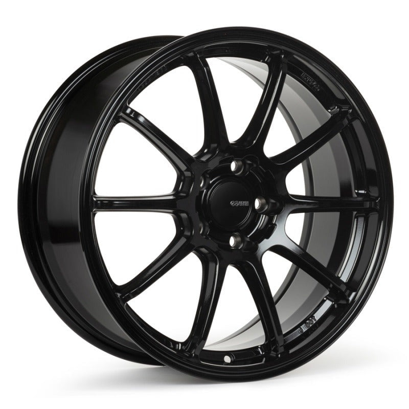 Enkei TRIUMPH 17x9 5x114.3 40mm Offset 72.6mm Bore Gloss Black Wheel - 2005-2007 Subaru STI