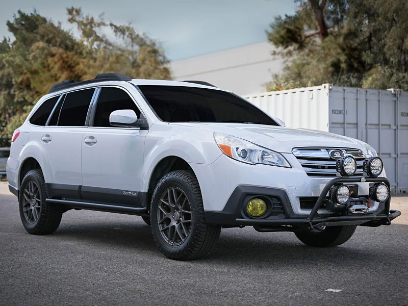 aFe Terra Guard Front Bumper Guard w/Winch Mount - Black - 2020-2024 Subaru Outback H4-2.4L / H4-2.5L