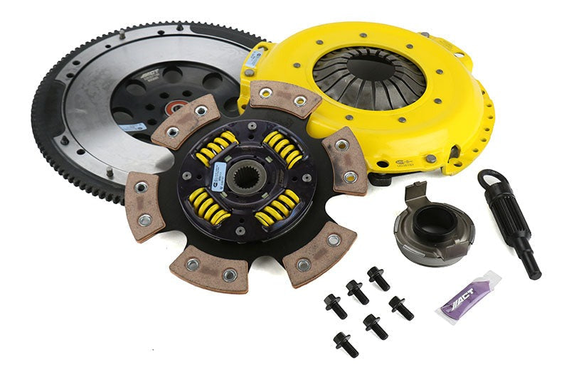 ACT Xtreme Race Sprung 6 Pad Clutch Kit w/ Streetlite Flywheel - Subaru 2006-2026 WRX / 2005-2009 Legacy GT)