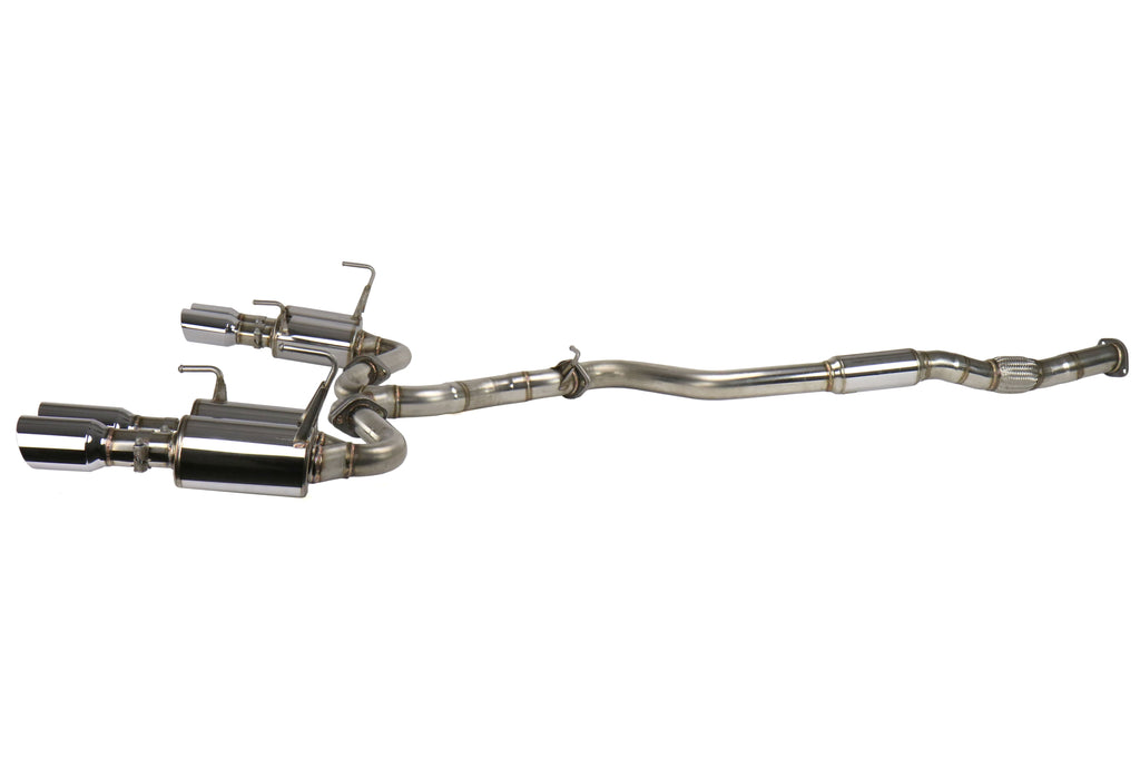 MXP Comp RS Cat Back Exhaust SS Tips - 2015-2021 Subaru WRX / STI