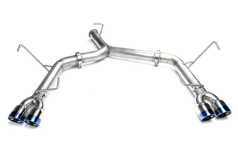 ETS Cat-Back Exhaust System No Muffler Resonated Blue Tips - 2022-2024 Subaru WRX