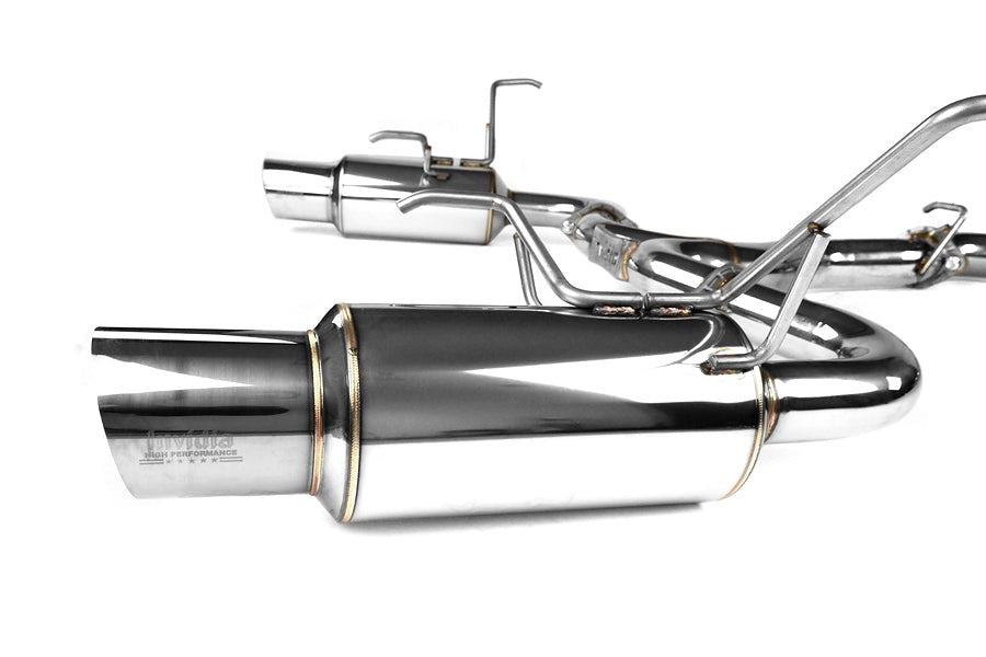 Invidia N1 Cat Back Exhaust - Stainless Steel Tips - 2008-2014 Subaru WRX Sedan / 2011-2014 STI Sedan / 2009-2014 Forester XT