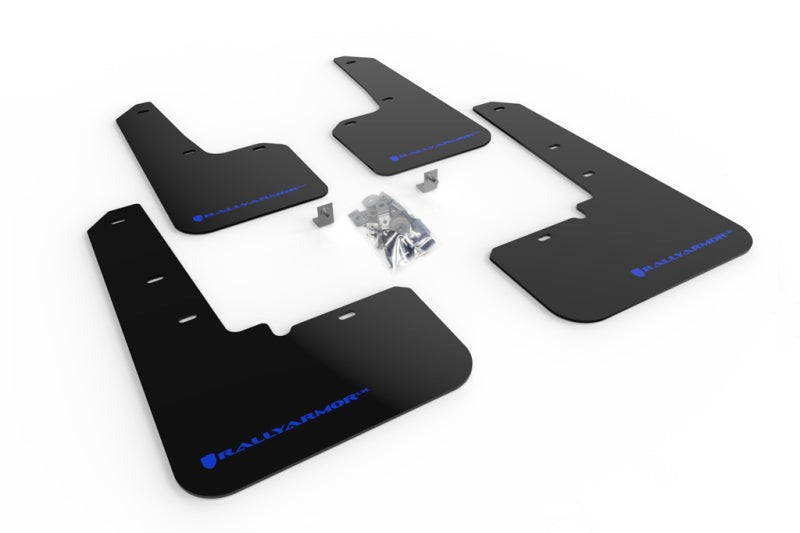 Rally Armor UR Mud Flap w/Blue Logo - Black - 2020-2024 Subaru Outback