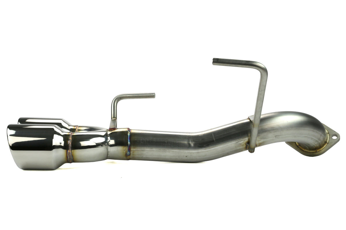 ETS Axle Back Exhaust System No Muffler Polished Tips - Subaru Models (inc. 2015-2020 WRX / 2015-2018 STI)