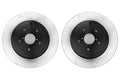 Centric Premium High-Carbon Brake Rotor Pair Rear - 2008-2017 Subaru STI