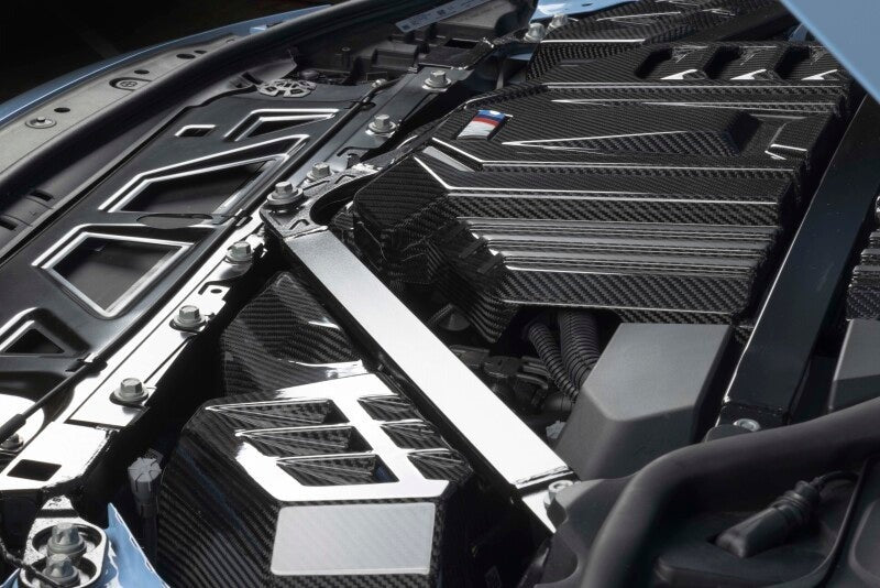 Dinan 21-27 BMW M2/M3/M4 (G80/G82/G87) Gloss Carbon Fiber Engine Cover w/Matte Accents