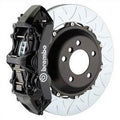 Brembo GT Systems 6 Piston Front Big Brake Kit Black Slotted Rotors - 2004-2021 Subaru STI