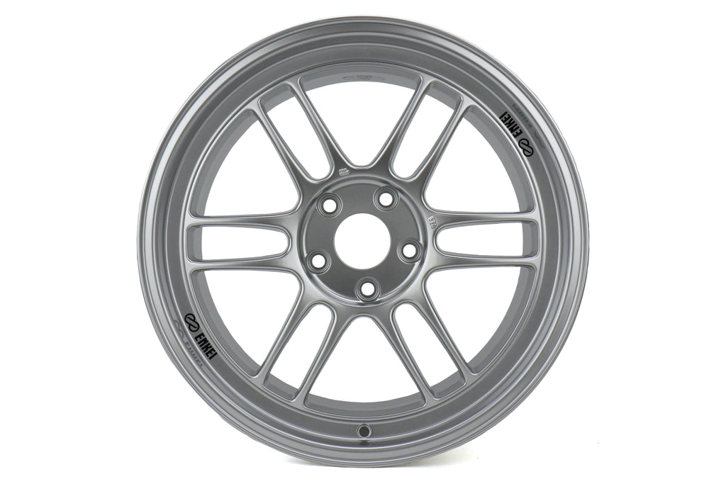 Enkei RPF1 F1 Silver 18x9.5 +38mm 5x114.3 (Single Wheel) - 2015-2024 Subaru WRX / 2015-2021 STI / 2019-2024 Forester
