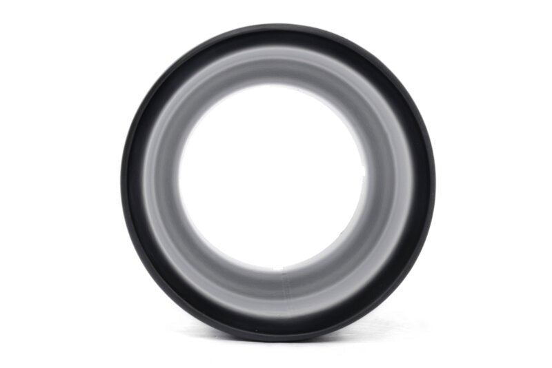 Dinan Double-Walled 4in Clamp-On Exhaust Tip - Black - 4in Outlet / 2.75in Inlet