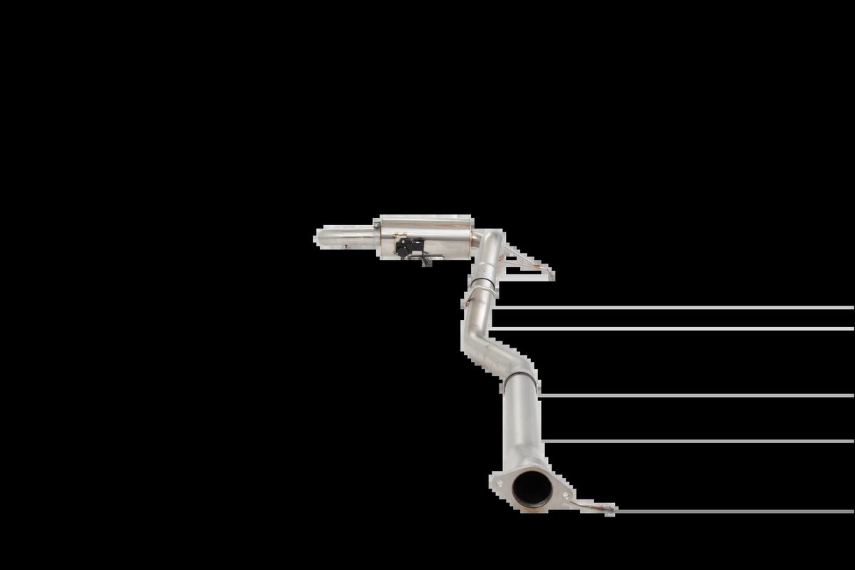 XForce Varex Valved Cat-Back Exhaust for 2021-2026 Ford Bronco - ESFB21VKCS