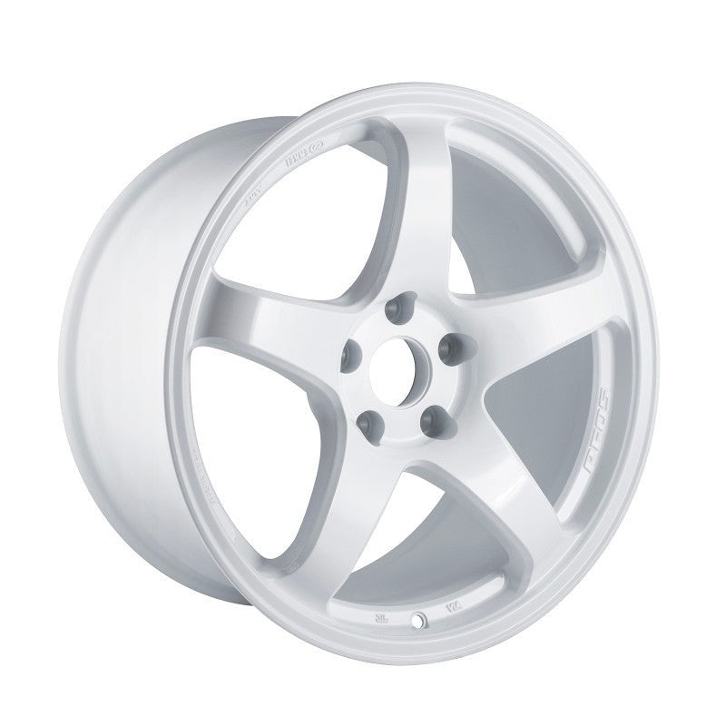 Enkei PF05 17x9 5x114.3 40mm Offset 75mm Bore White Wheel - 2005-2007 Subaru STI