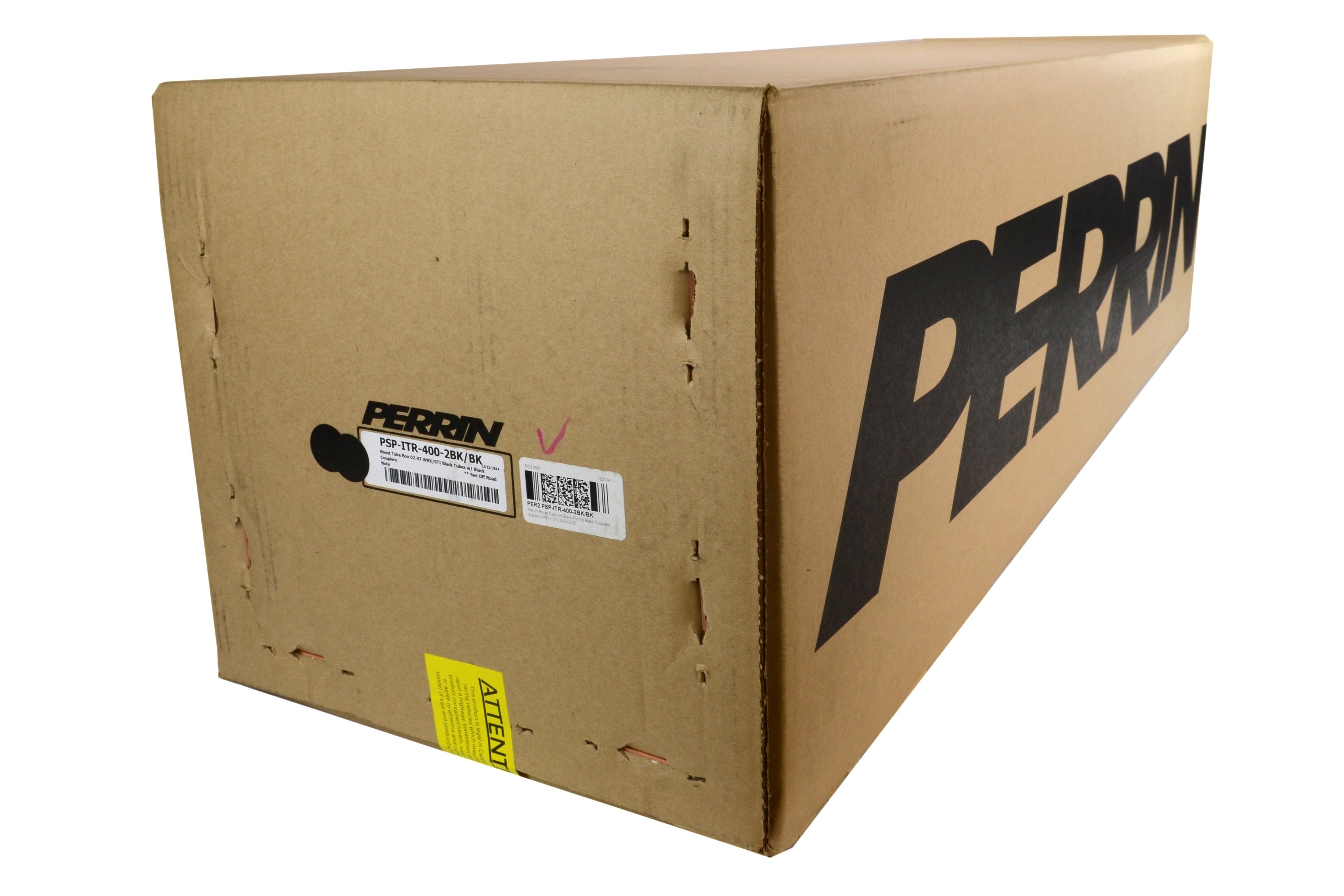 PERRIN Boost Tube Kit Black Piping Black Couplers - 2002-2007 Subaru WRX / STI