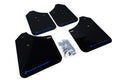 Rally Armor Black UR Mud Flap w/Blue Logo - 2002-2007 Subaru WRX / 2004-2007 STI (Wagons Req. Mod.)