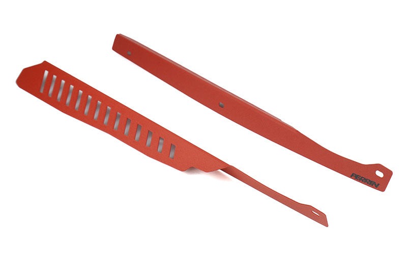 PERRIN Performance Fender Shroud Red - 2008-2014 Subaru STI / 2011-2014 WRX