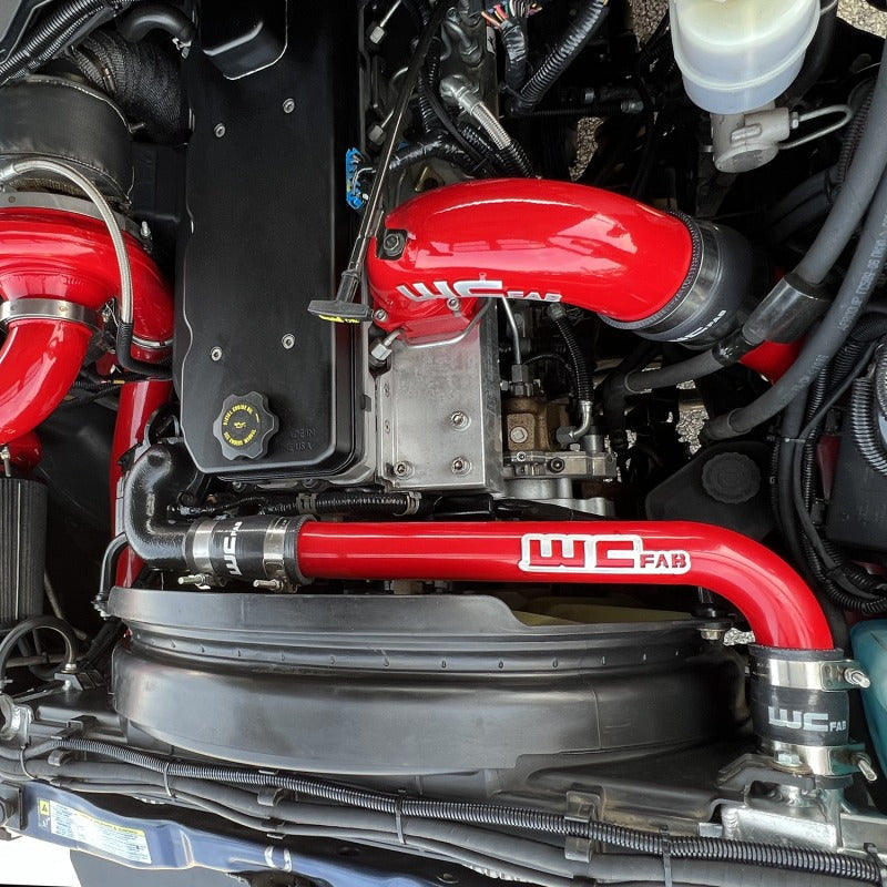 Wehrli 03-09 Cummins 5.9L/6.7L Upper Coolant Pipe - Flat Black