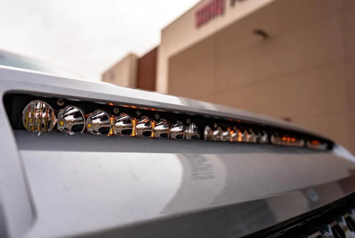 14-21 TOYOTA TUNDRA SDHQ BUILT HOOD SCOOP LED LIGHT BAR MOUNT