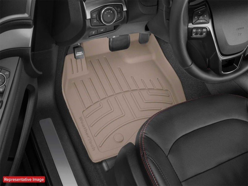 WeatherTech Rear FloorLiner HP - Black - 2nd Row - 2019-2023 Subaru Ascent