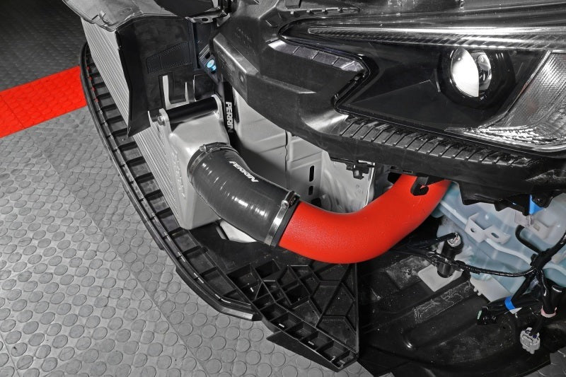 PERRIN Front Mount Intercooler Kit (Red Tubes & Silver Core) - 2022-2026 Subaru WRX