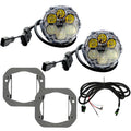 Nacho Lighting Jeep JL/JT SAE Combo White Plug N Play Fog Light Kit (1pc Bumper Kit)