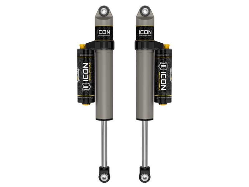 ICON 2021+ Ford F150 2WD 0-1in Lift Rear V.S. 2.5 Alum. Series Shocks Piggyback Res. w/ CDCV - Pair