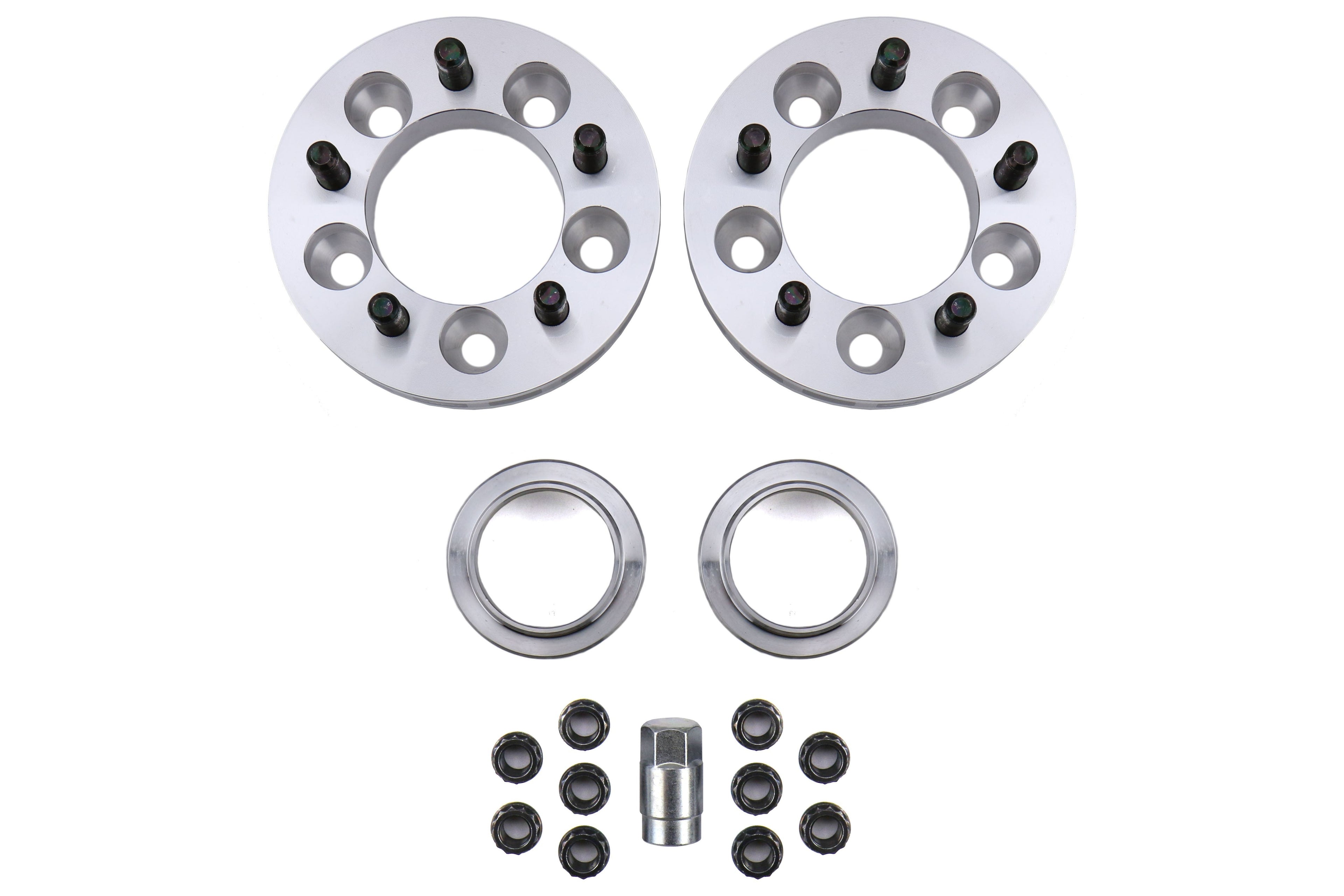 Project Kics Wheel Spacers 5x114.3 15mm w/ Hub Rings - Subaru Models (inc. 2005+ STI / 2015+ WRX)