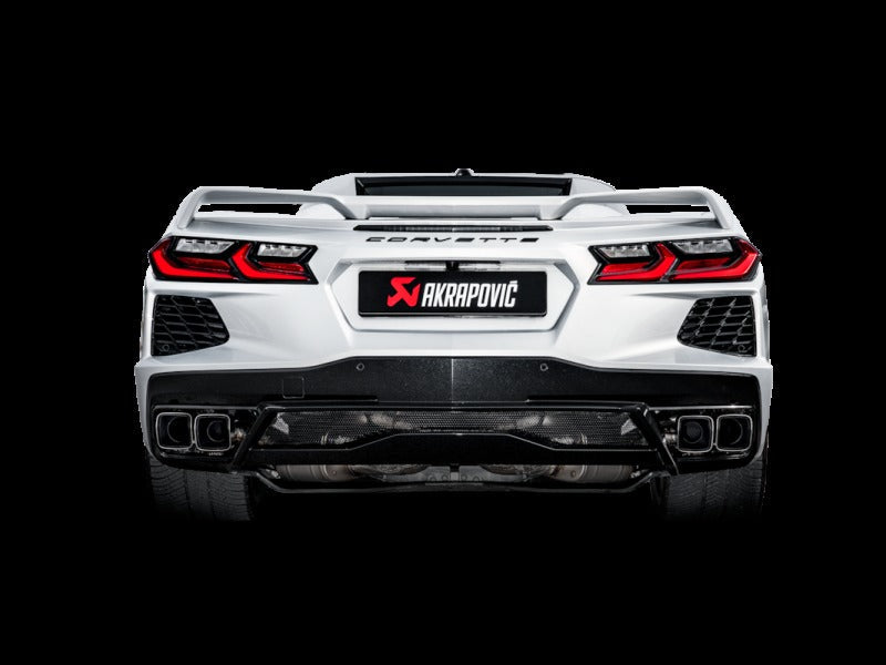 Akrapovic Slip-On Line Titanium with Titanium Tips for 2020 Chevrolet Corvette Stingray (C8) OPF/GPF - S-CO/TI/4