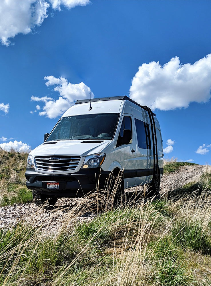 Sprinter Van 144 Roof Rack Standard Factory Installed Track System Kit 14-22 Sprinter Van Prinsu