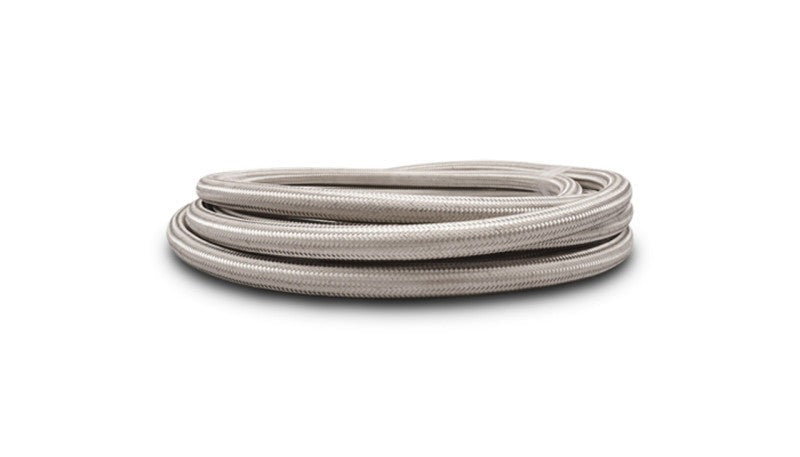 Vibrant Performance 20ft Roll of Stainless Steel Braided Flex Hose with PTFE Liner, AN -3, Performance Hose & Fluid/Air Plumbing - Part 18423