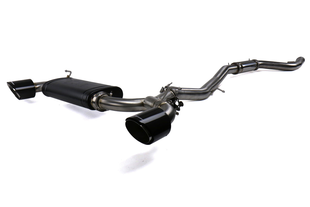 aFe Takeda Cat-Back Stainless Steel Cat-Back Exhaust System w/Carbon Tips - 2020-2024 Toyota Supra