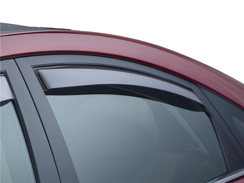 WeatherTech Front & Rear Side Window Deflectors - Dark Smoke - 2012-2014 Subaru Impreza / 2013-2015 Subaru XV Crosstrek