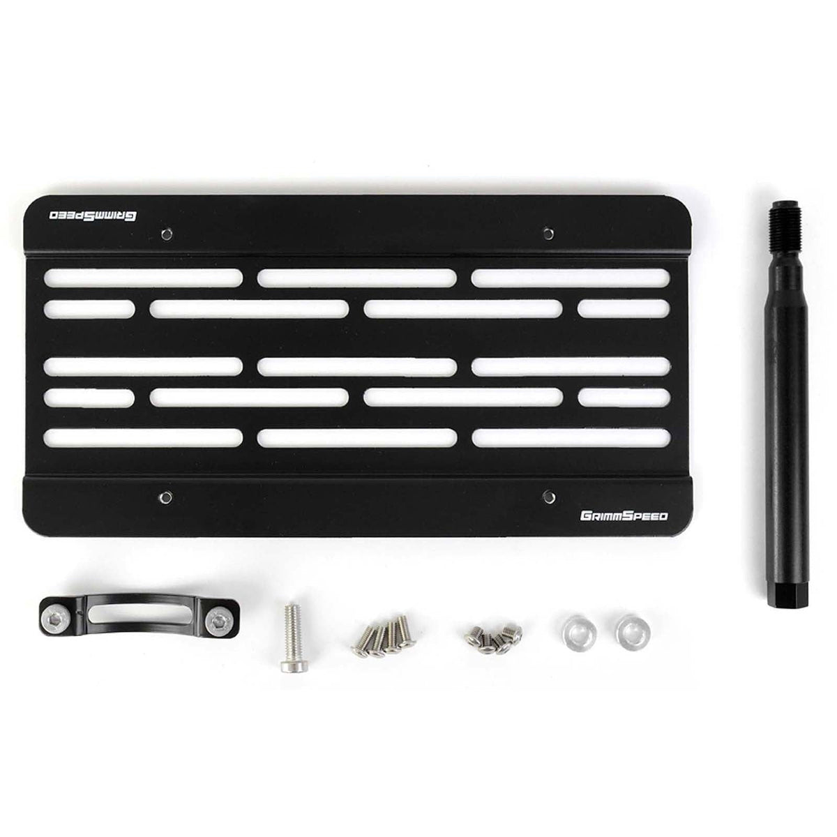 GrimmSpeed License Plate Relocation Kit - 2008-2014 Subaru WRX/STI / 2005-2009 Legacy