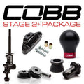 Cobb Stage 2+ Drivetrain Package w/ Weighted White Knob + Race Red Lockout - 2004-2021 Subaru STI 6MT