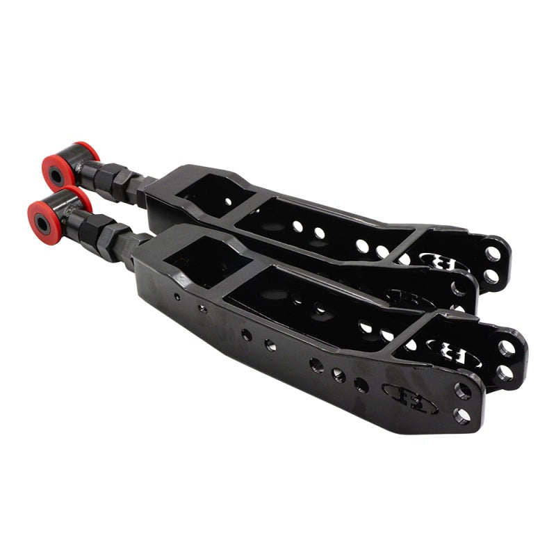 BLOX Racing Rear Lower Control Arms - Black - 2008-2023 Subaru WRX / STI / 2013-2020 Subaru BRZ / 2013-2016 Scion FR-S / 2017-2021 Toyota 86