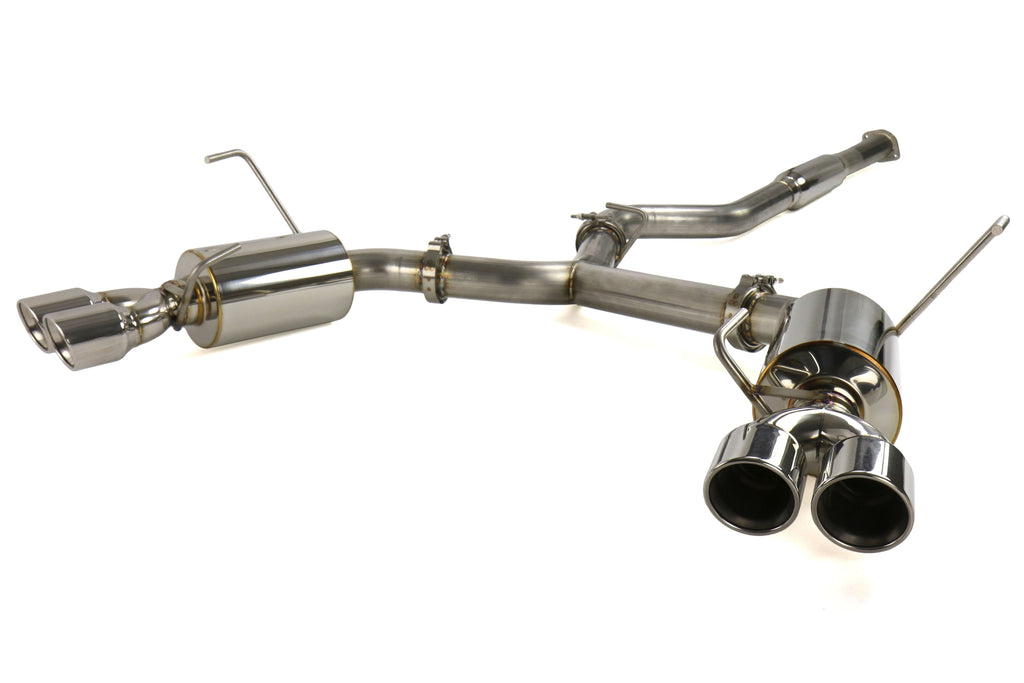 ETS Cat-Back Exhaust System w/ Resonator Polished Tips - 2015-2021 Subaru WRX / STI