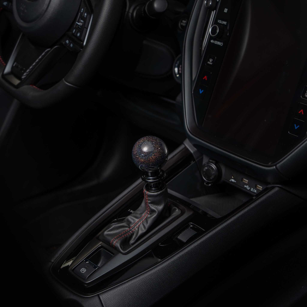 Billetworkz Automatic Shifter - Rainbow Sparkle - Fits Subaru CVT: WRX (2022+), Crosstrek (2024+), Forester (2025+), Impreza (2024+), Legacy/Outback (2015+)