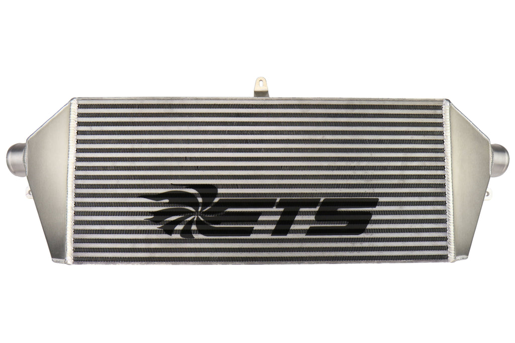 ETS Front Mount Intercooler Silver 3" Core Black Stencil - 2008-2014 Subaru WRX / STI
