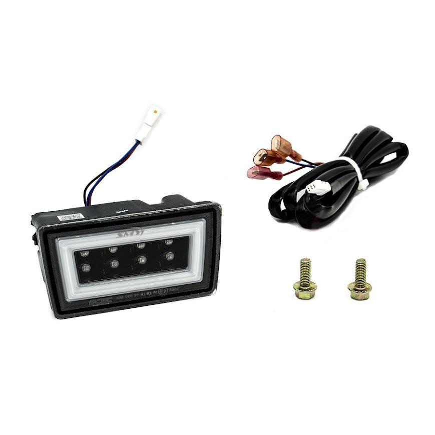 SMY F1 V3 Hyperflash (RBL) Smoked w/ DRL White Light Bar - 2011-2014 Subaru WRX / STI